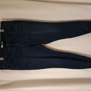 Old Navy size 14 Super Skinny Dark Was Jeans with Built In Warmth